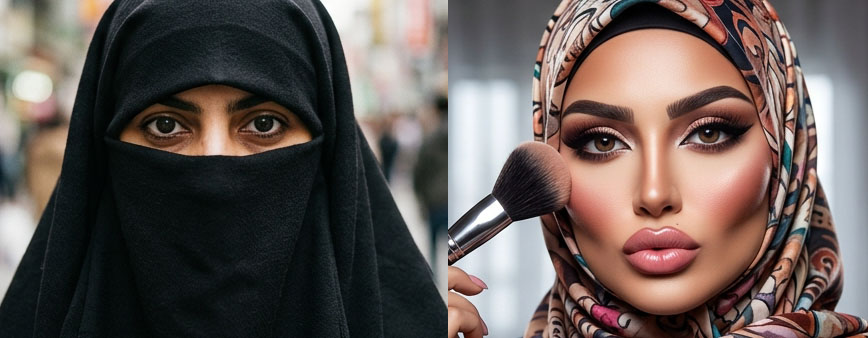 Les femmes musulmanes et l'esthétique.